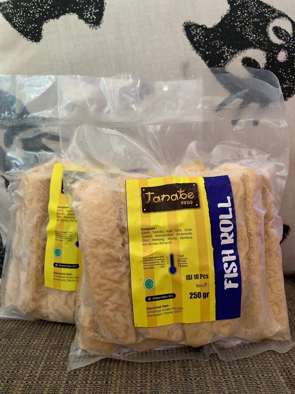 Fishroll (Ikan Gulung) Tanabe Food 250g Isi 10 Pcs terbuat dari Surimi