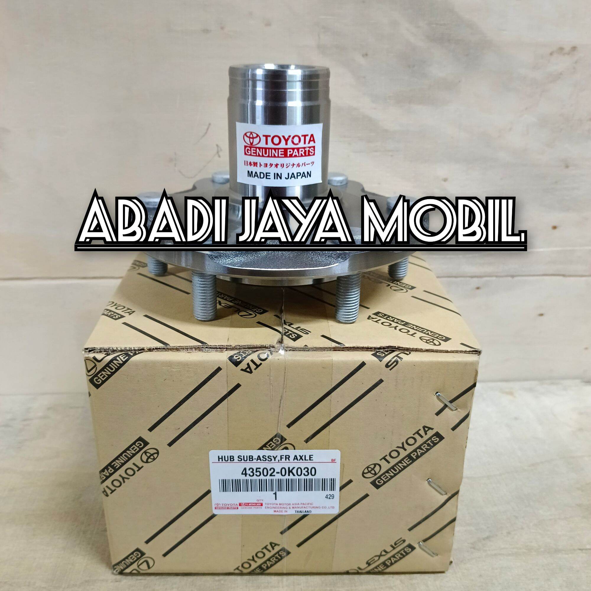 WHEEL HUB HILUX VIGO NAP RODA DEPAN HILUX VIGO 43502-0K030 Harga 400,000 rupiah*Gratis Ongkir