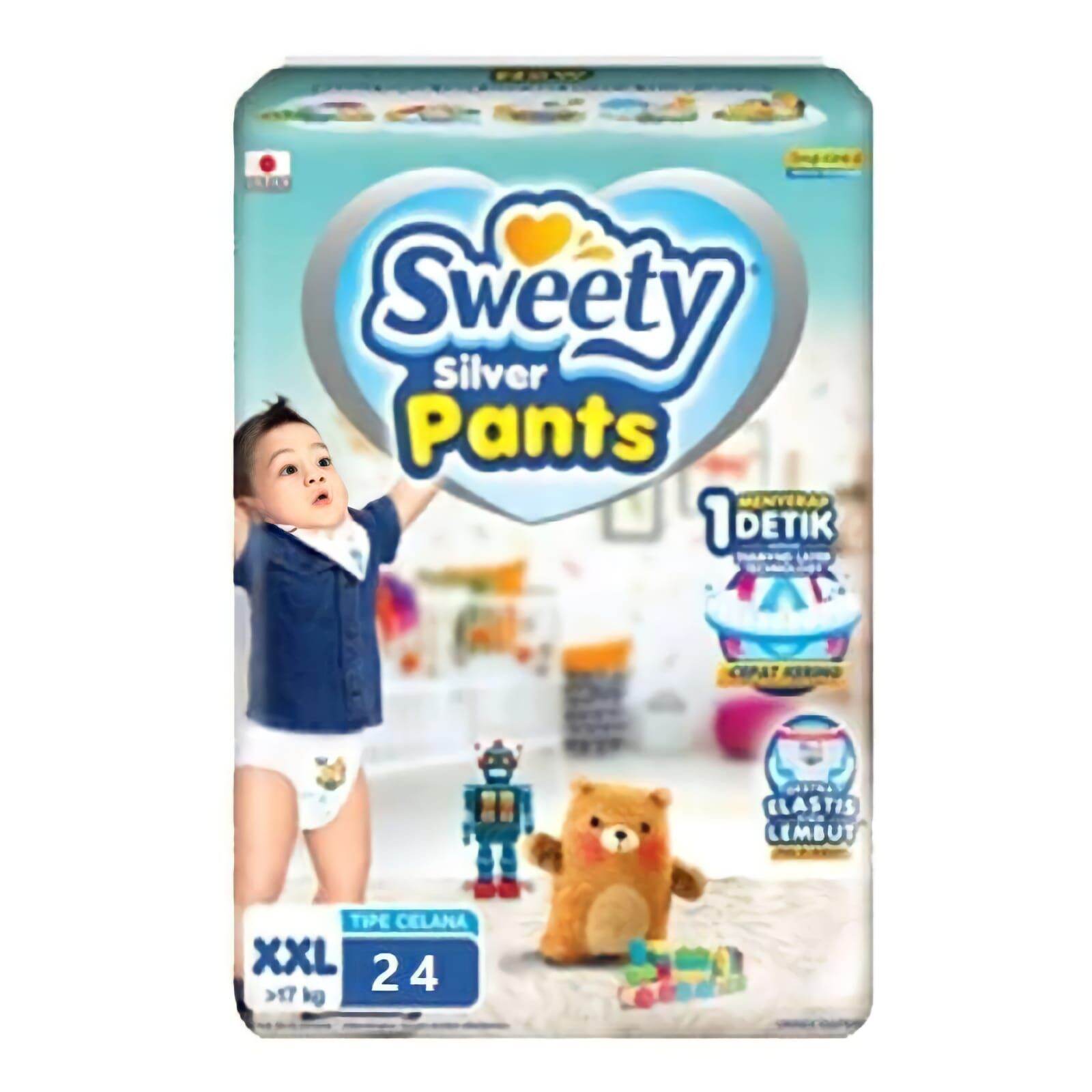 Sweety Silver Pants Pempers Pempes Diapers Popok S M L Xl