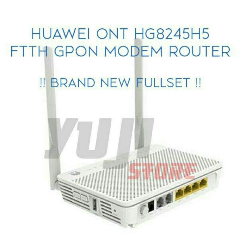 Huawei Ont Hg8245h5 Ffth Gpon Akses Point Modem Router New Fullset Lazada Indonesia 7044