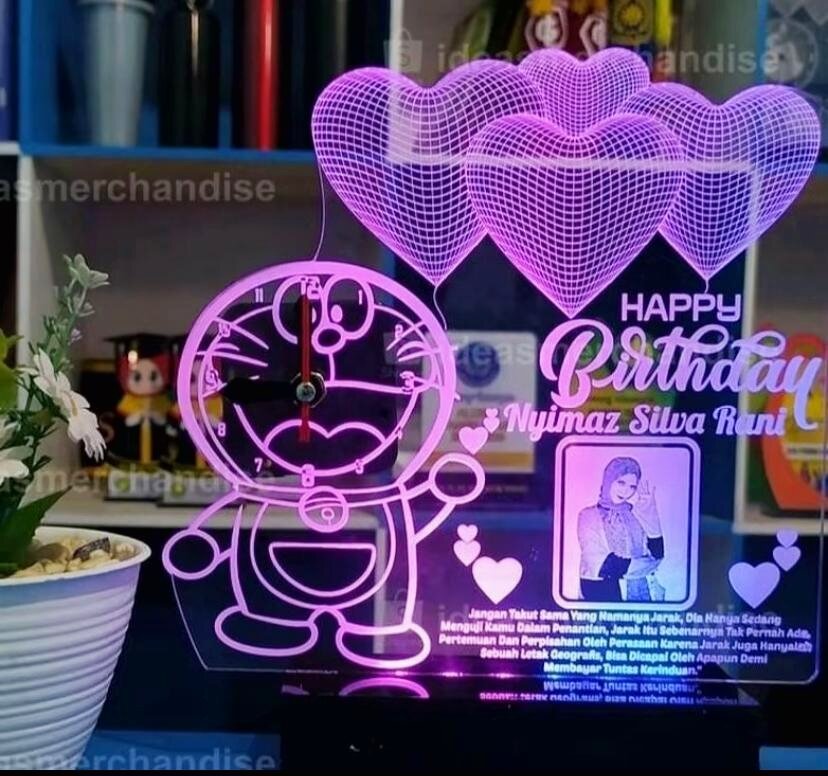 hadiah Lampu hias akrilik untuk KADO ULANG TAHUN CEWEK HADIAH PACAR KADO ANNIVERSARY Kado Wisuda Kadoโฆ
