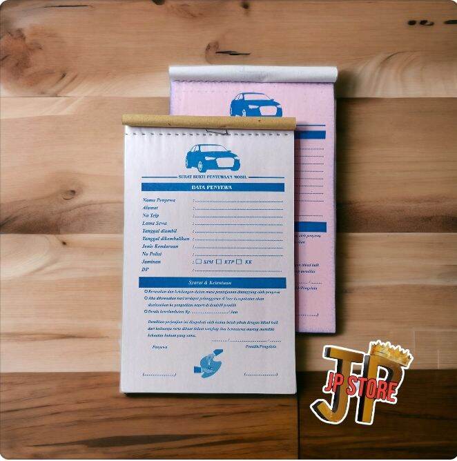 Nota Sewa Mobil Nota Rental Mobil Kosongan 2 Ply | Nota Rent Car ...