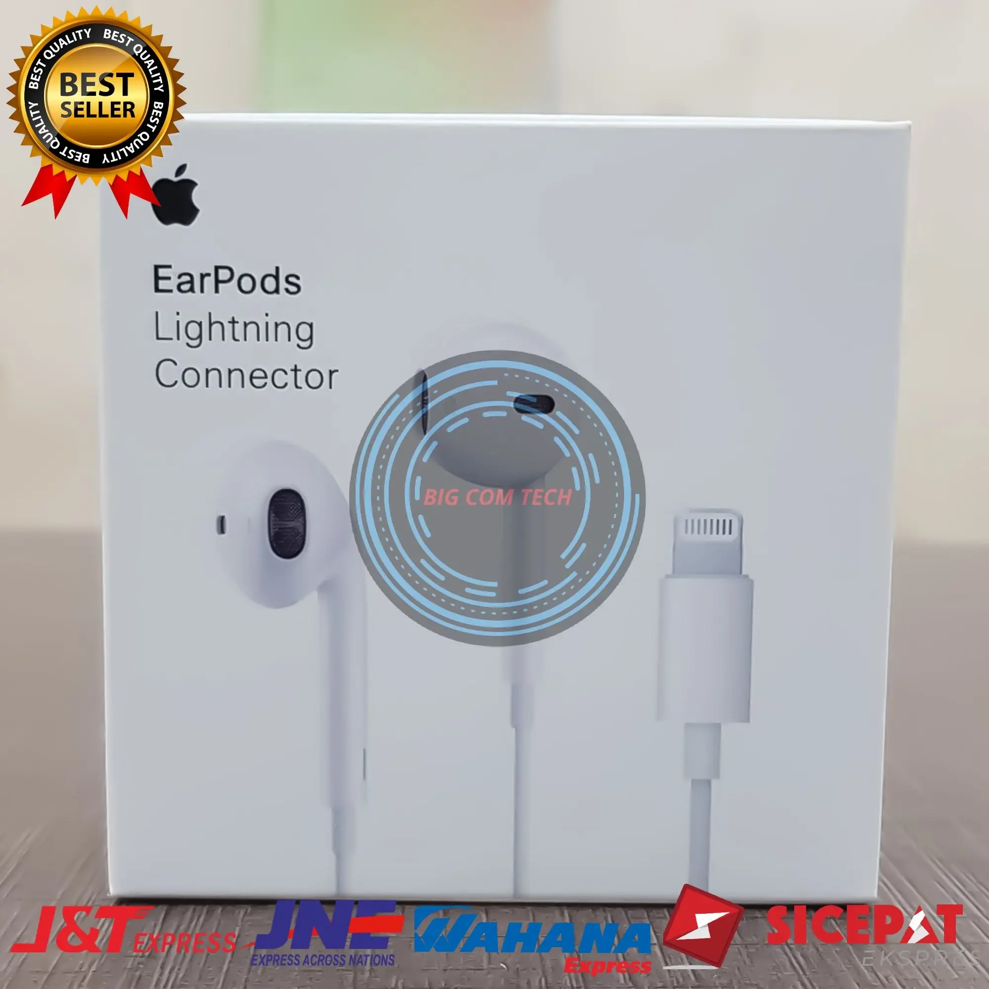 EarPods Earphone Headset Handsfree iPhone 7 Plus / 8 Plus / X / XR / XS / XS Max / 11 Pro / 11 Pro Max / 12 Mini / 12 Pro / 12 Pro Max Usb Lightning Original 100%
