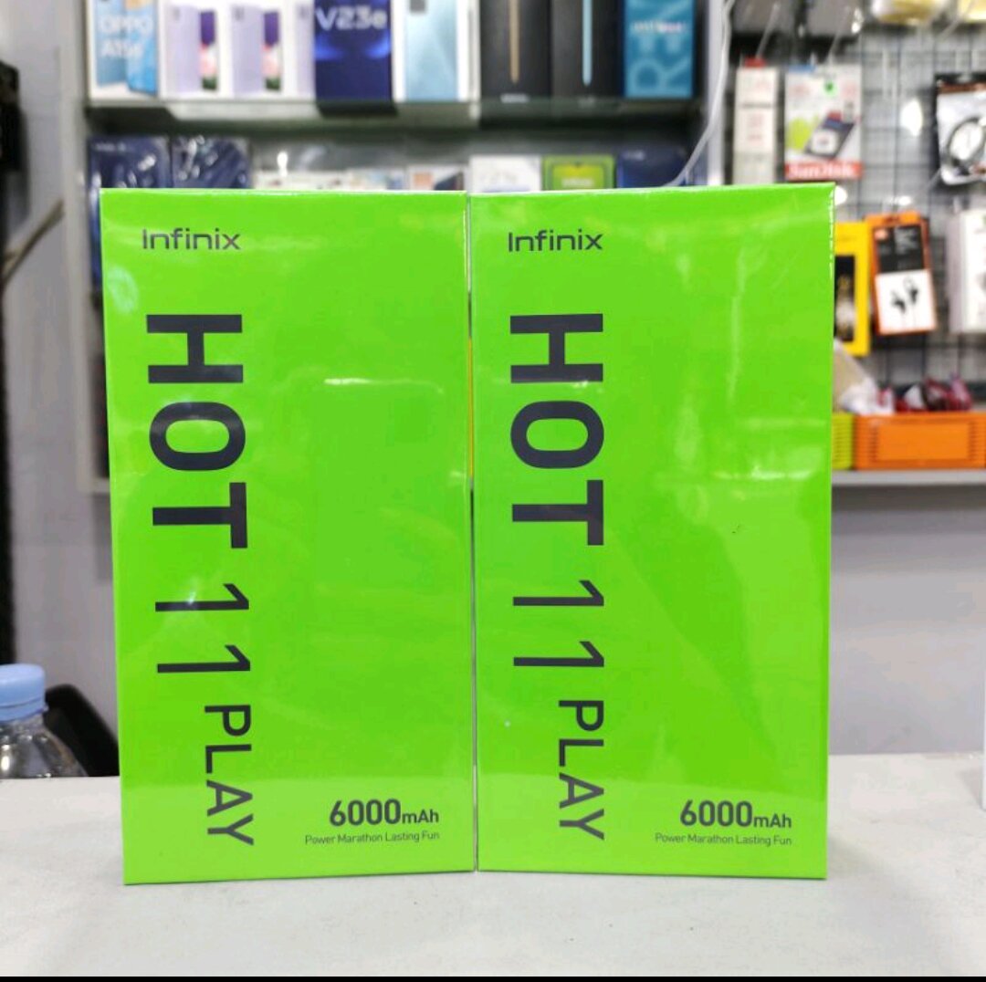 new infinix hot 11 play 4/64 segel garansi resmi Harga  1,775,000 Ringgit*Penghantaran Percuma