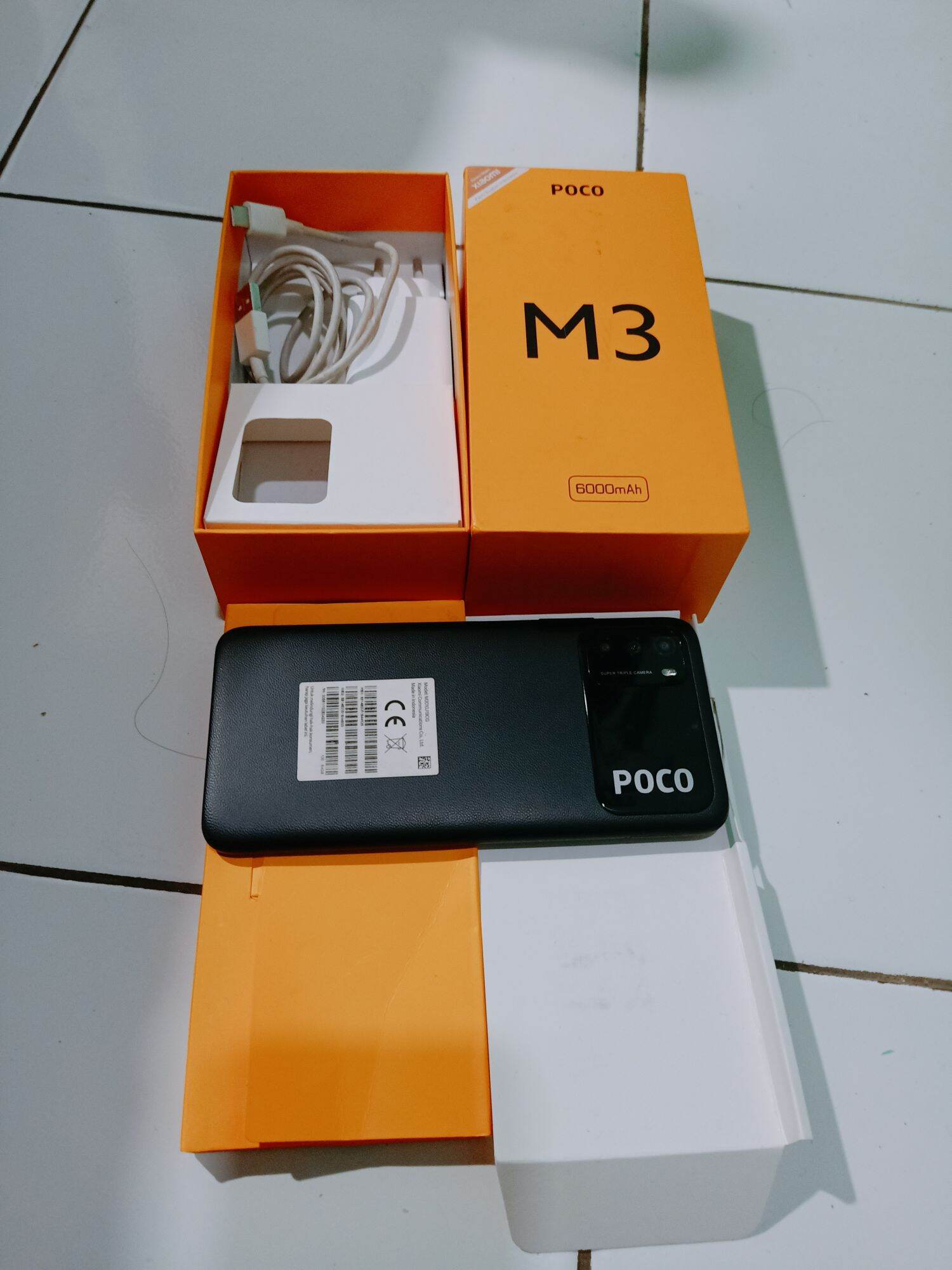 second poco M3 4 64 fullset normal Harga  1,699,000 Ringgit*Penghantaran Percuma