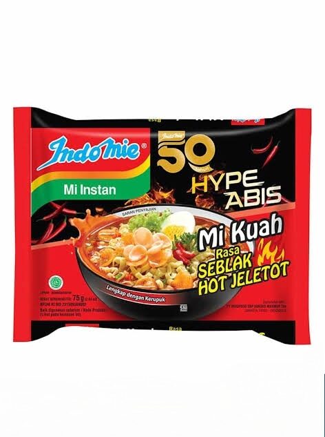 Indomie Kuah Seblak Hot Jeletot 75g Lazada Indonesia