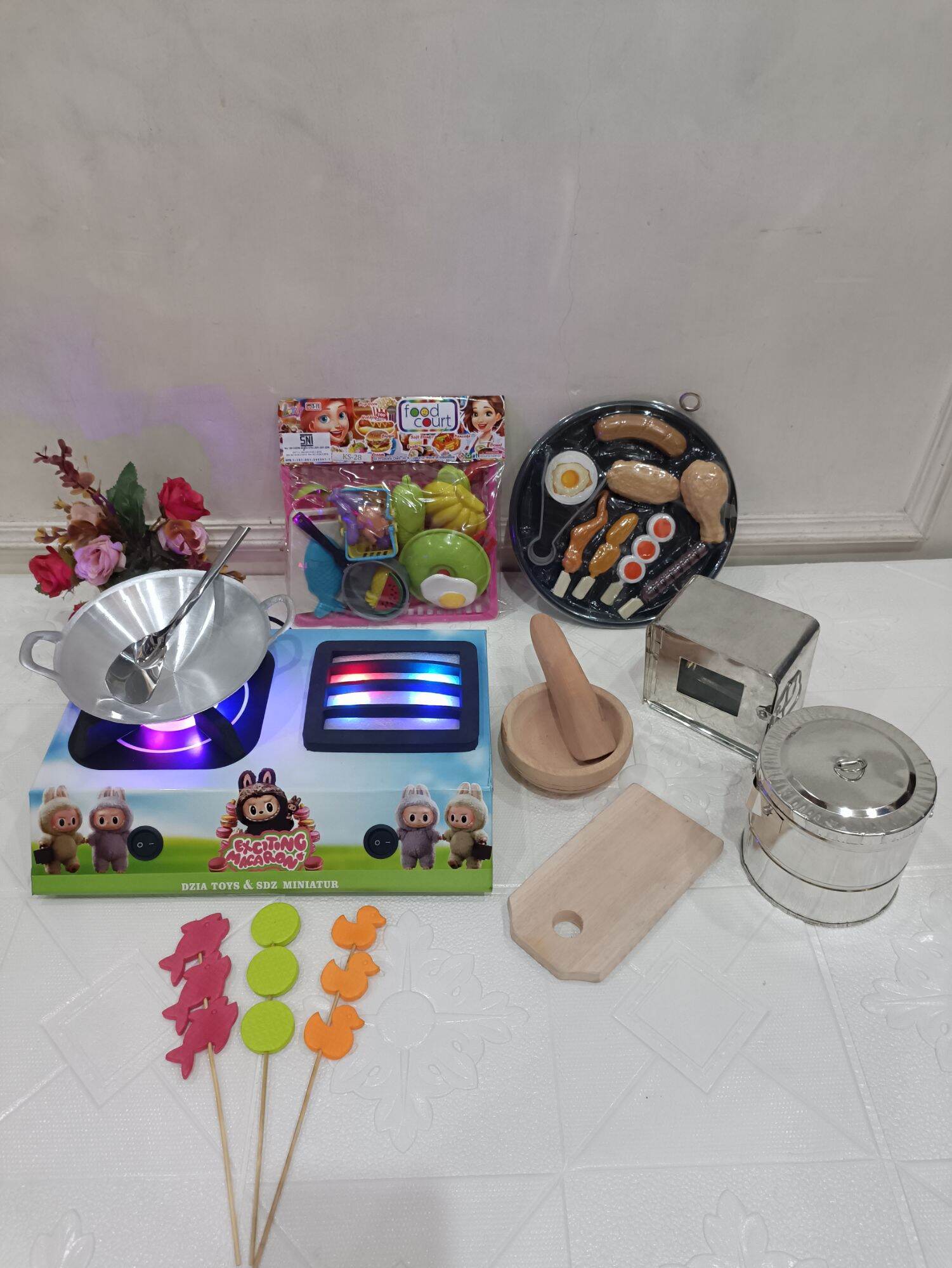 Cas Labubu Led Burning Toy Stove - Children's Imaginative Play Set - Pretend Play Toys for Children -…