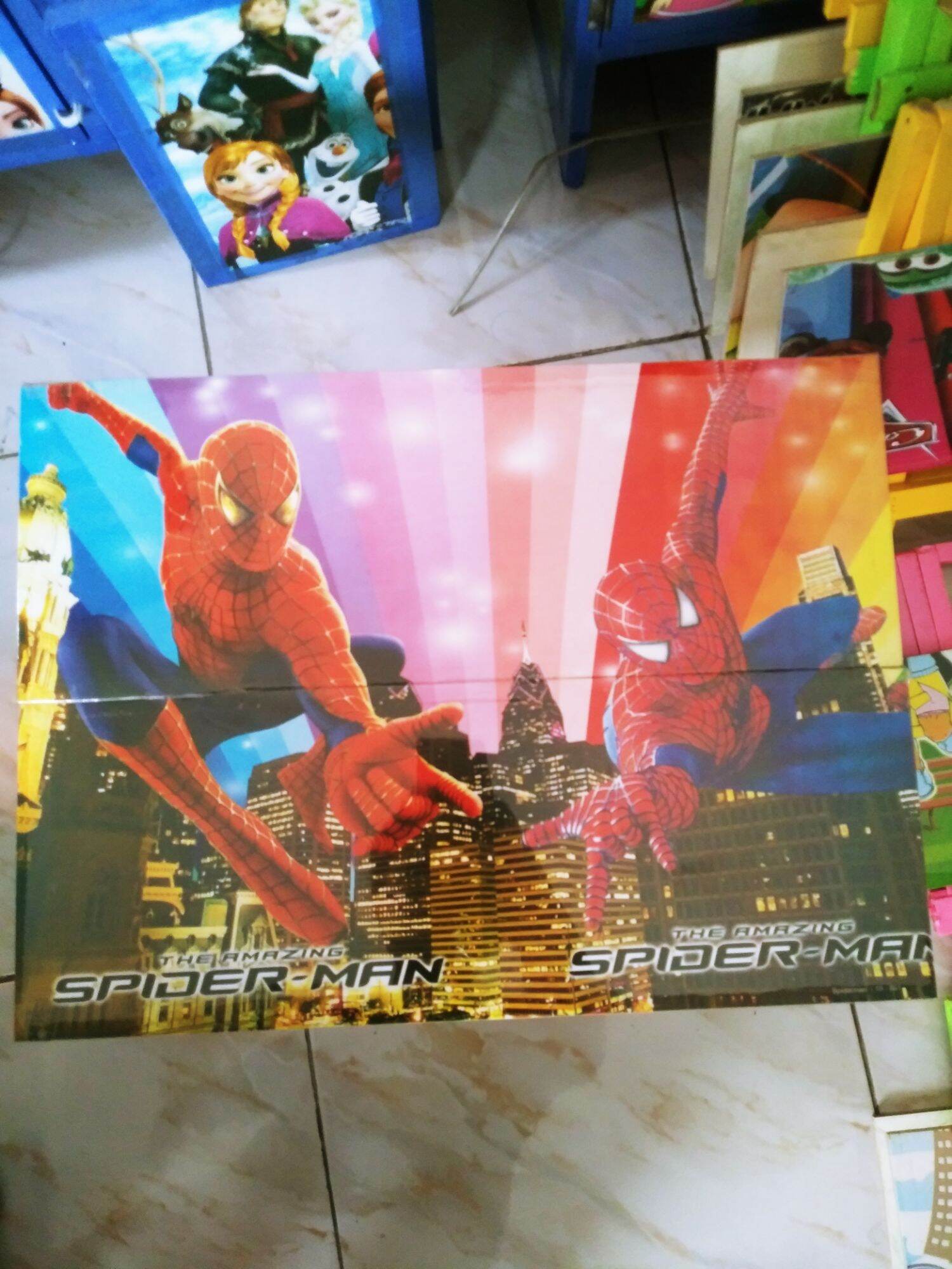 Meja Belajar Lipat kayu. 