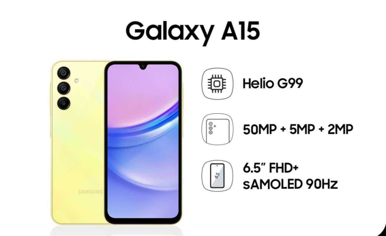samsung A15 8/128 Harga  3,000,000 Ringgit*Penghantaran Percuma
