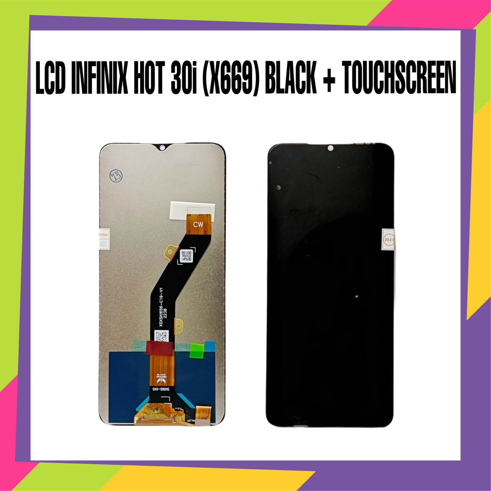 LCD INFINIX X669 INFINIX HOT 30i BLACK + TOUCHSCREEN | Lazada Indonesia