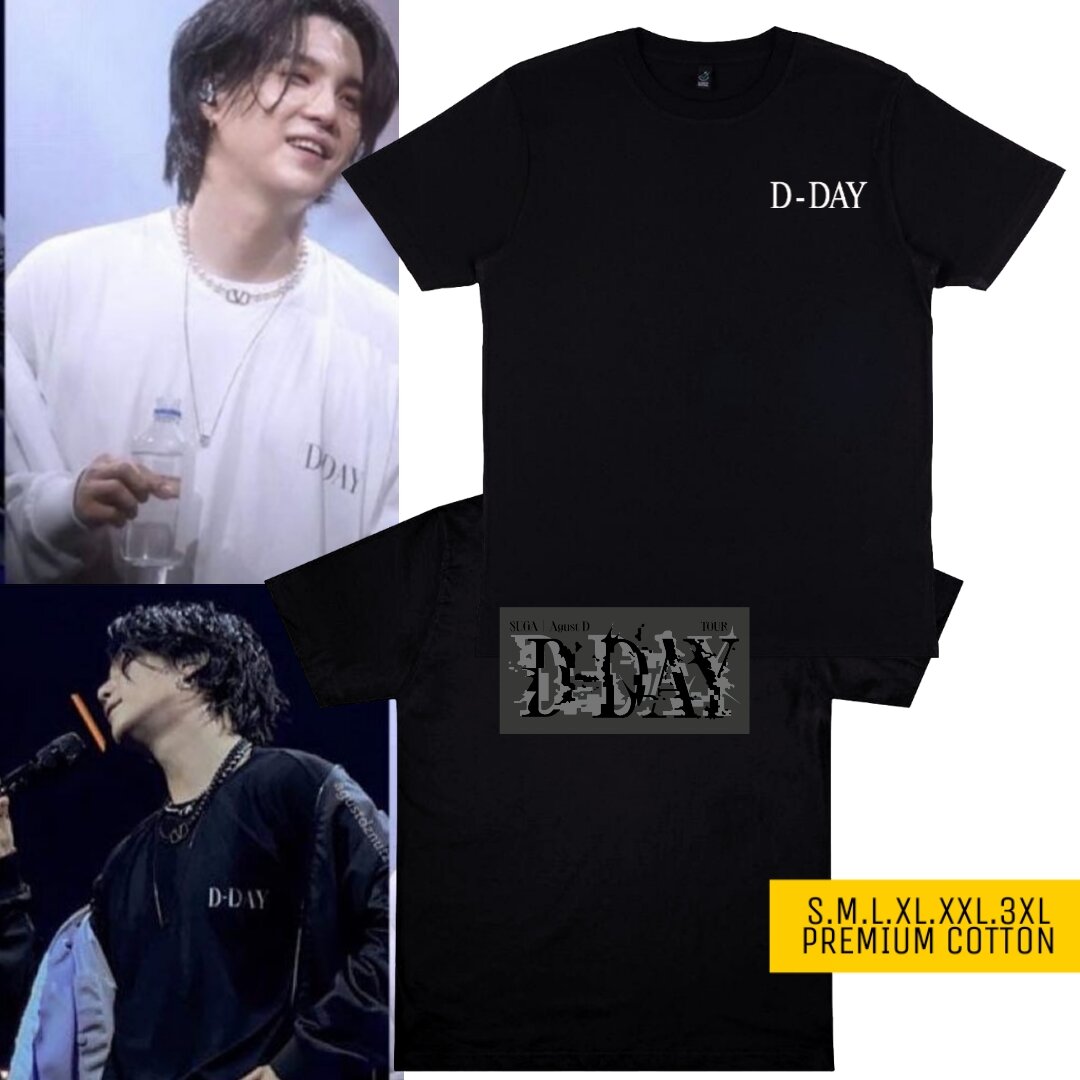 M 韓国限定 SUGA Agust D D-Day 手書き Tシャツ Mサイズ M 韓国限定 SUGA Agust D D-Day 手書き Tシャツ Mサイズ の通販