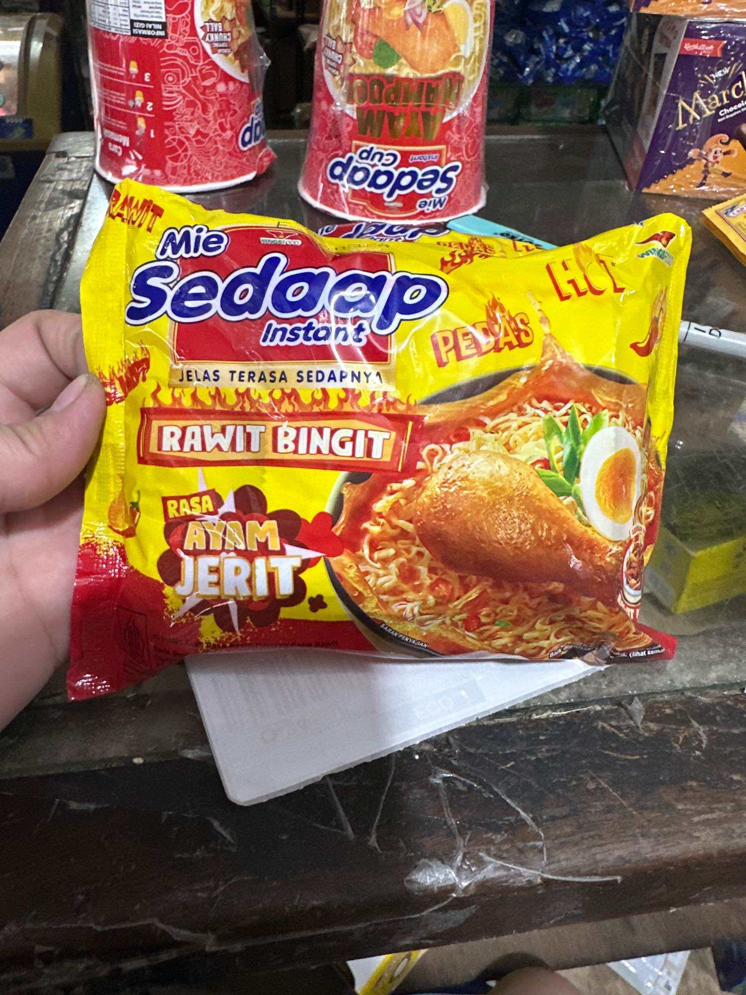 Mie Sedap Rawit Bingit Ayam Jerit Lazada Indonesia