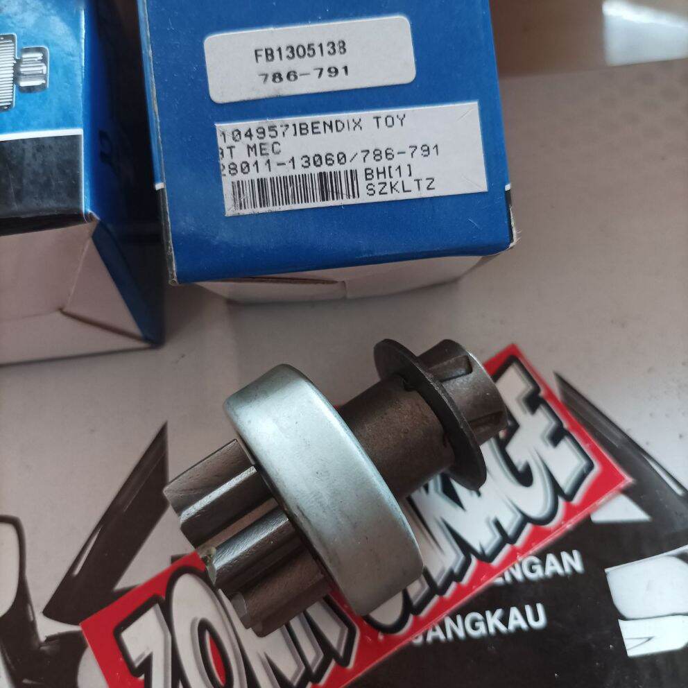 bendix starter Toyota kijang KF40 9t mec Harga 65,000 rupiah*Gratis Ongkir
