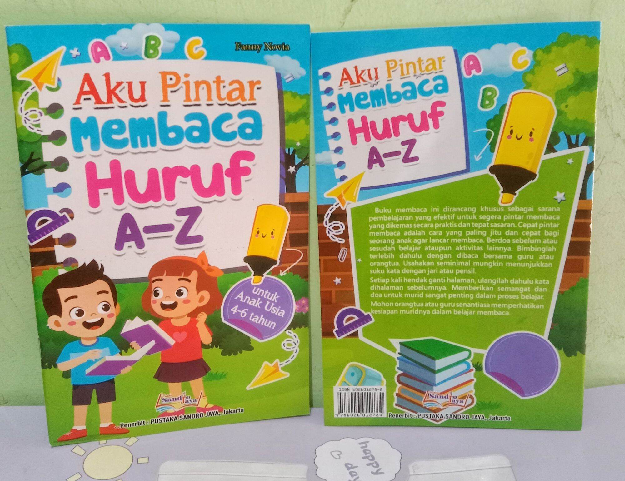 BUKU ANAK PINTAR MEMBACA HURUF A-Z -46 | Lazada Indonesia