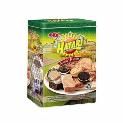 Hatari Besar Hatari biscuit assorted kaleng besar 650gr | Lazada Indonesia