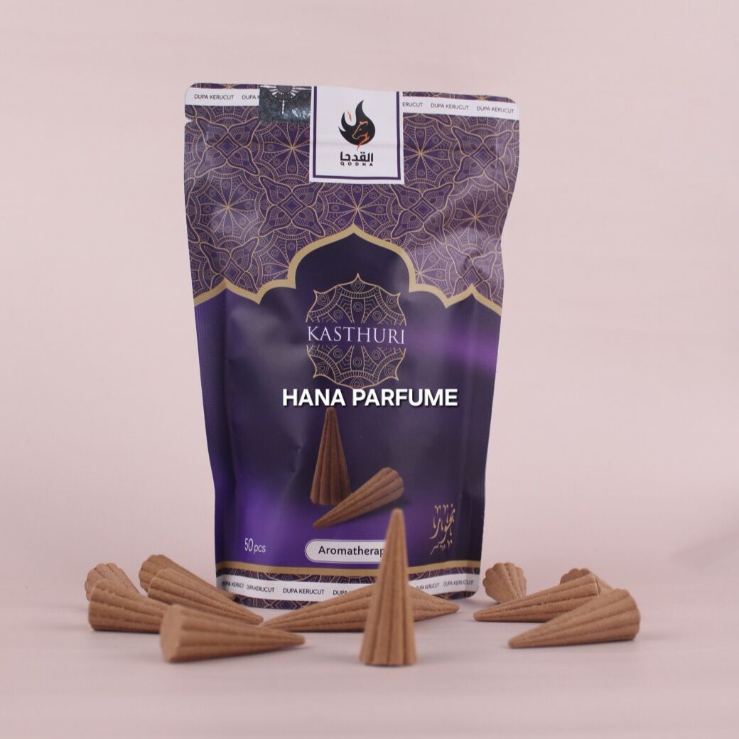 Buhur Dupa Kerucut Kasturi 1Bungkus Isi 50Pcs By Qodha - Bukhur Pengharum Ruangan Aromaterapi
