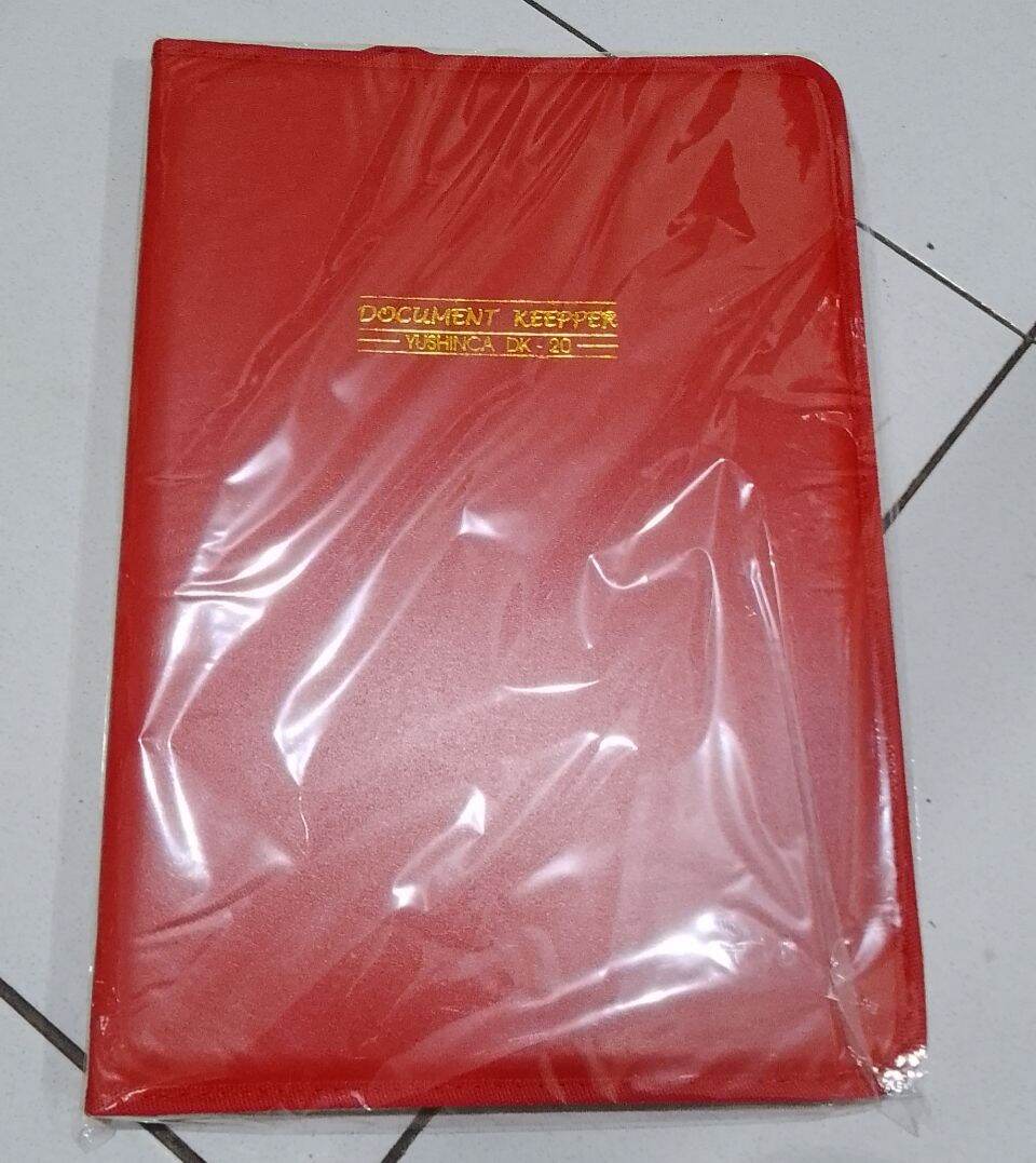 Map Dokumen Keeper Resleting Folio Yushinca isi 20 Lembar Lazada