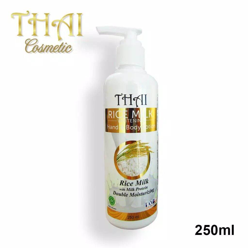 [HBL] THAI Whitening Hand and Body Lotion Rice Milk / Goat Milk 250gr ...