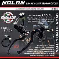 Master Rem NOLAN RADIAL Z6047 Set Kiri Kanan Plus Switch Rem - Black/Grey