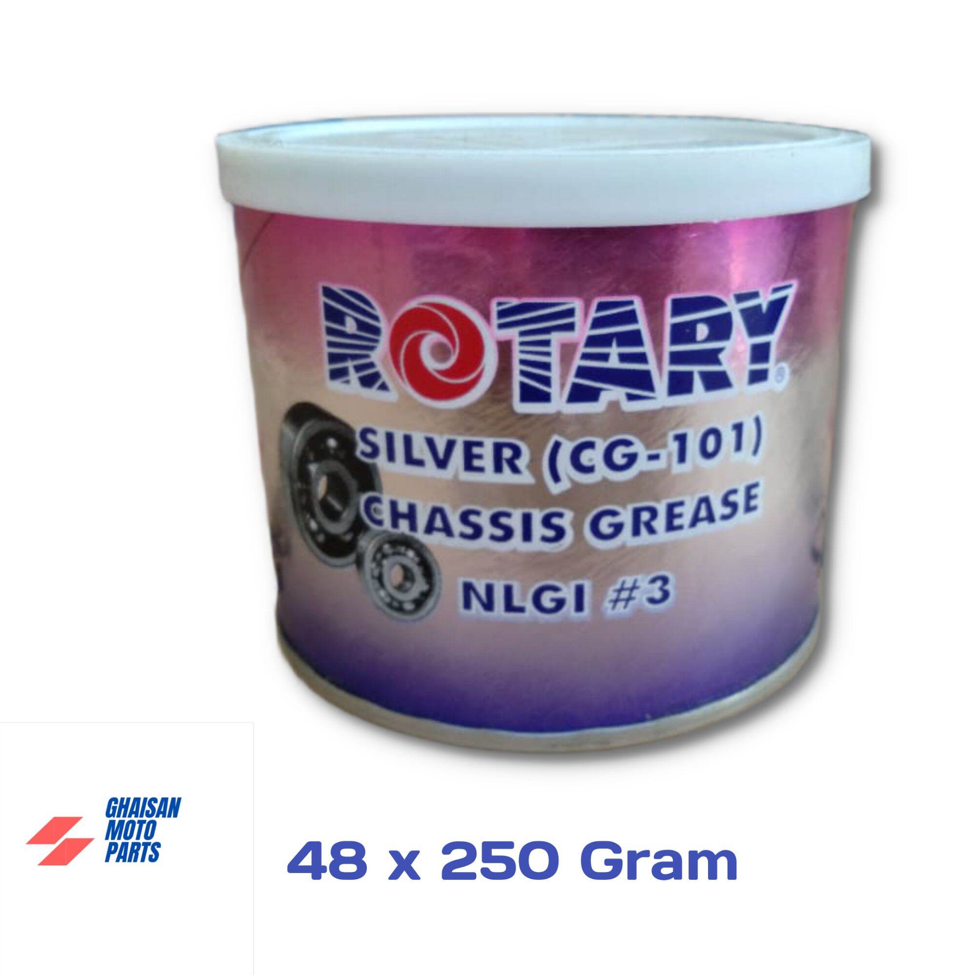 Grease stempet gemuk Vaseline rotary silver kuning CG 101 48 x 0,25kg