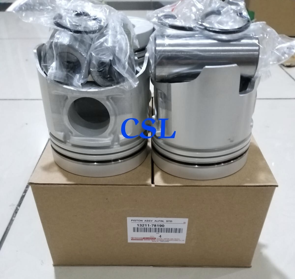 PISTON ASSY DYNA DUTRO HT130 STD Harga 1,150,000 rupiah*Gratis Ongkir