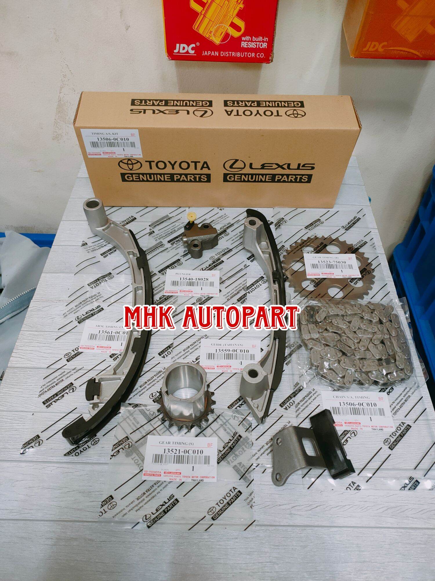 Rantai Keteng Set Timing Chain Set Innova Inova Hilux Fortuner Bensin Harga 545,000 rupiah*Gratis Ongkir