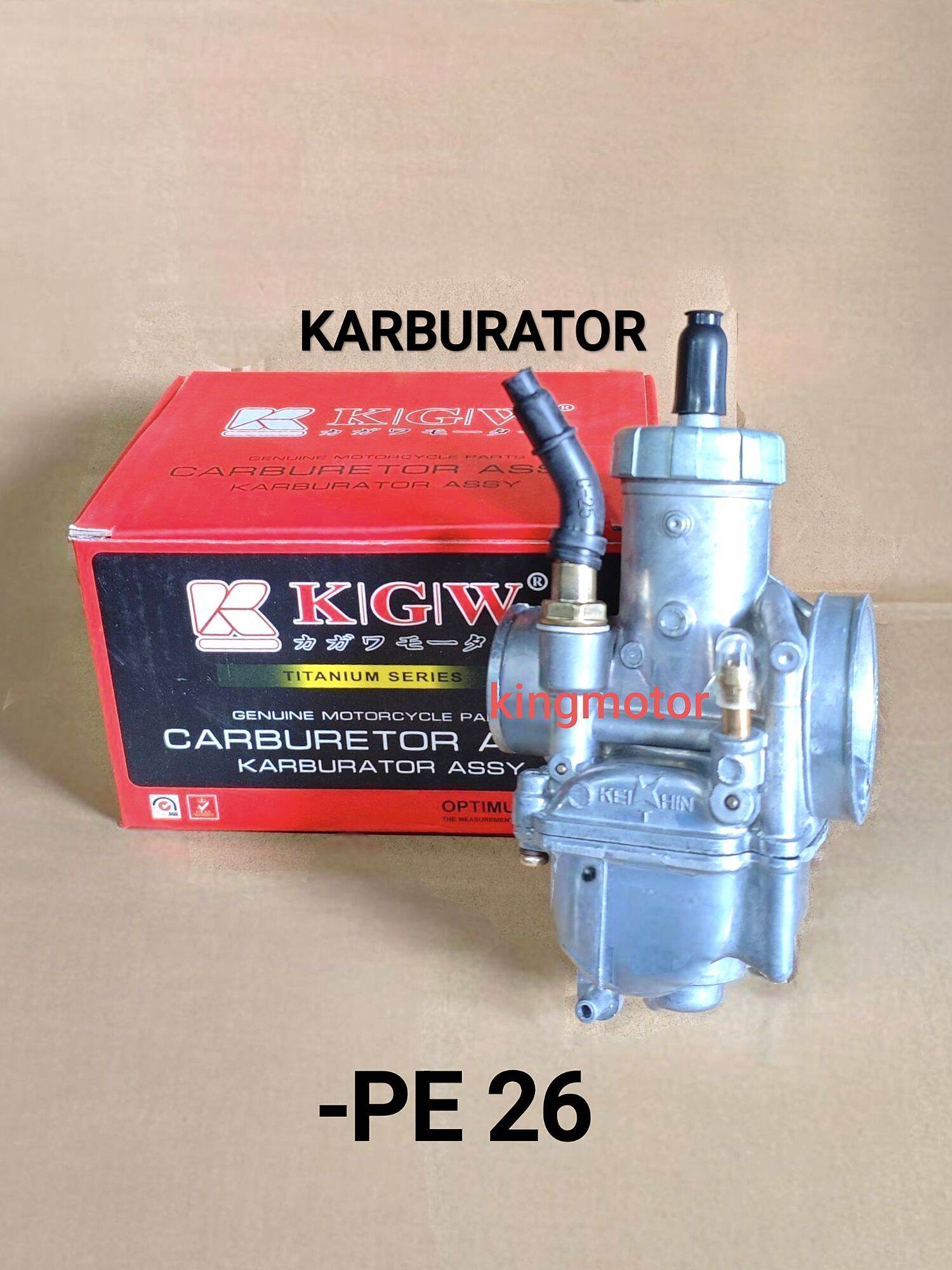 Super quality carbu carburetor carbu kabulator (KGW) PE 26 pe26 NSR pnp Ninja rxk rxking Rx King universal carburetor Harga 148,500 rupiah*Gratis Ongkir