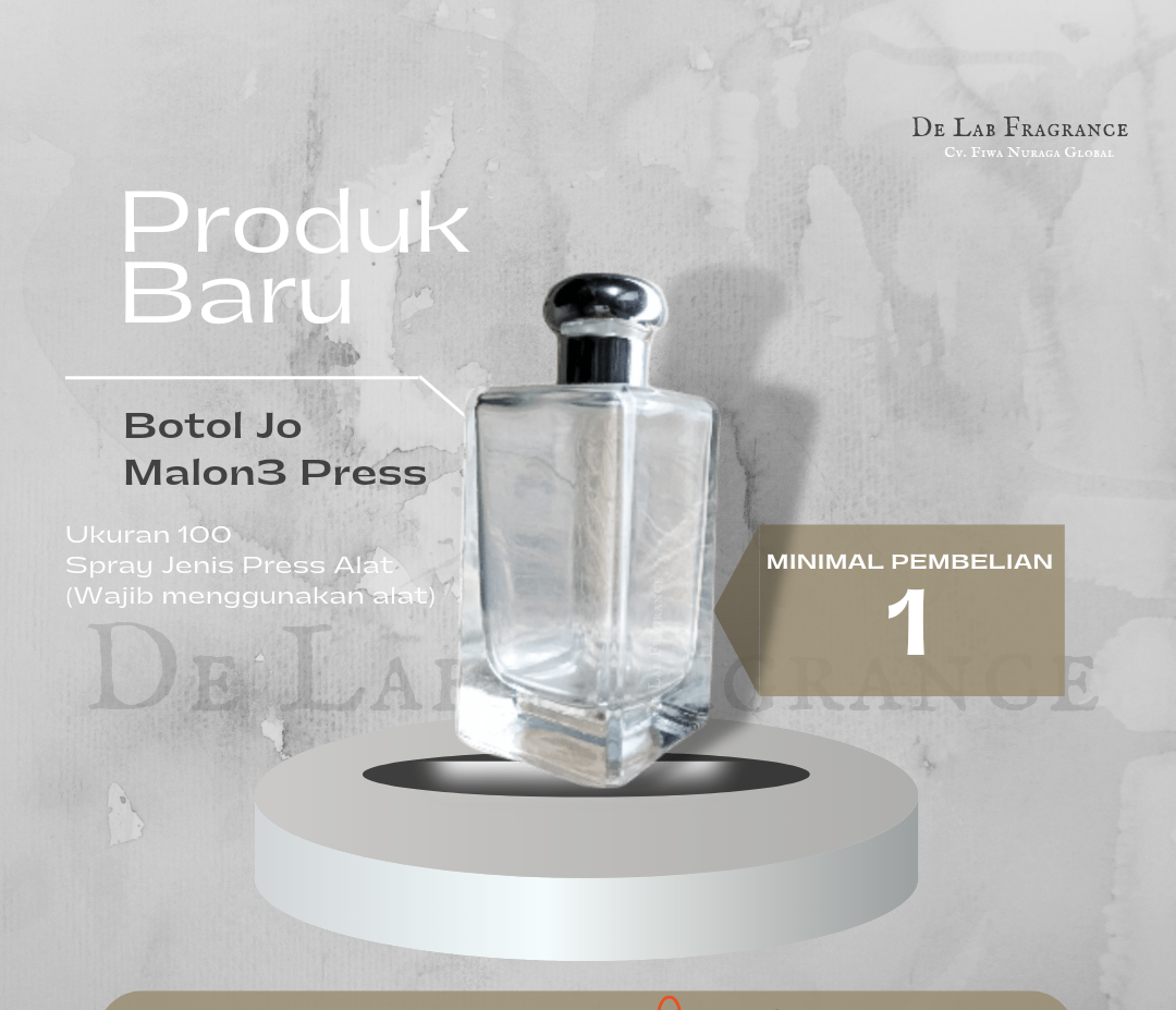 botol parfum jo melone 100 ml press/botol parfum 100 ml/botol parfum