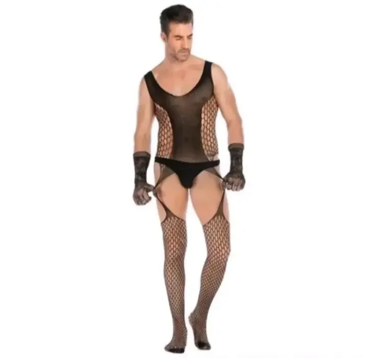 Sexy mens underwear sexy see through brief Men s sexy stockings body