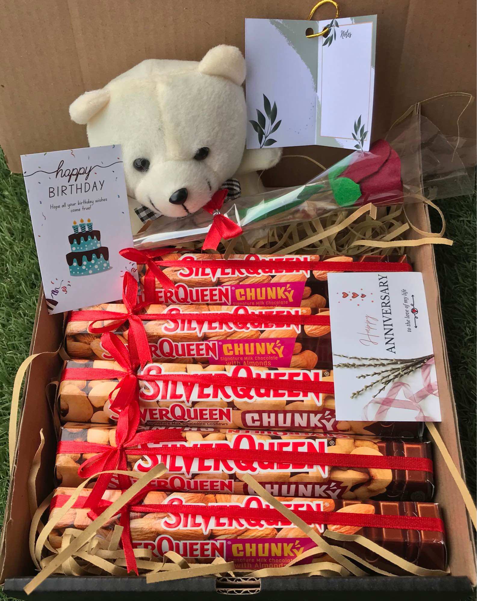 hadiah box Hampers Mini Bear Dolls hadiah for Valentine's Day and wisuda