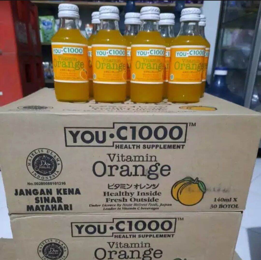 Jual You C1000 Orange Botol Terbaru Lazada Co Id