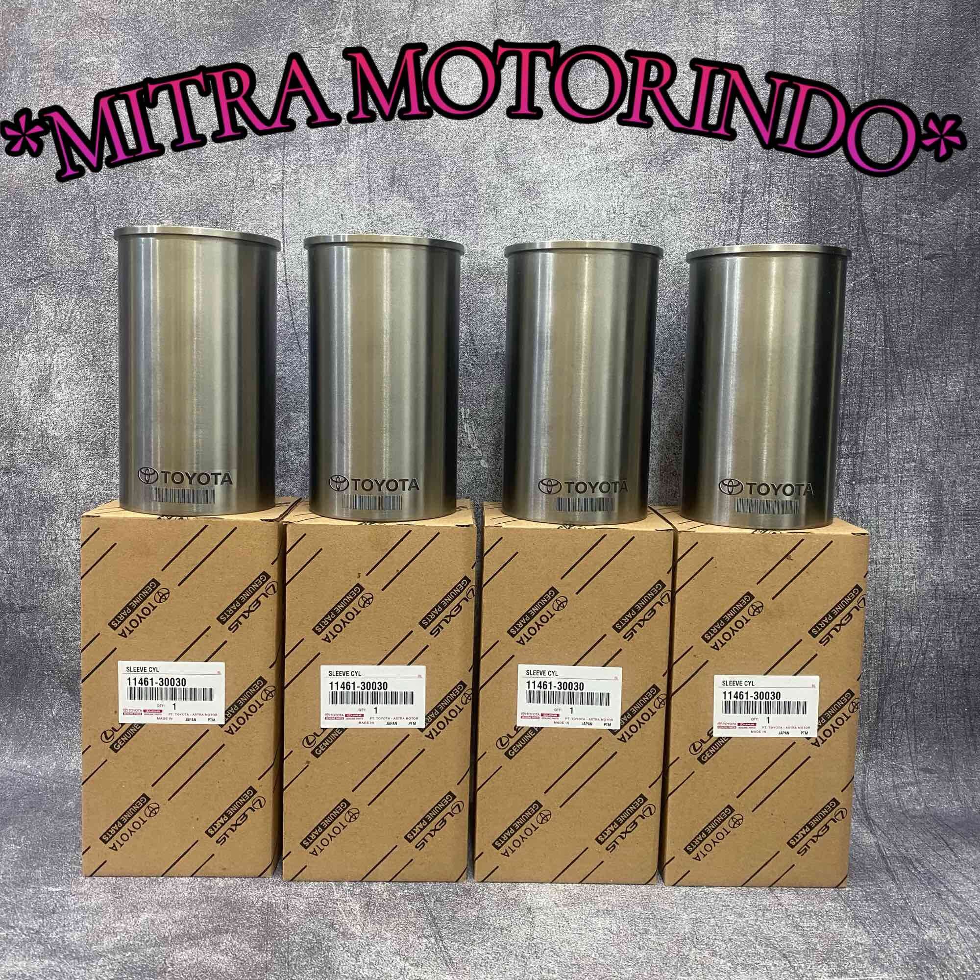 Liner/Boring/Liner Only Toyota Innova Reborn/Hilux Revo /Fortuner VRZ TH 2016 Keatas 2GD/2KD 11461-30030 (Model Kuping Harga 850,000 rupiah*Gratis Ongkir