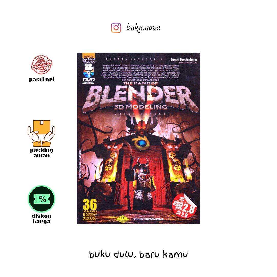 download buku the magic of blender 3d modelling