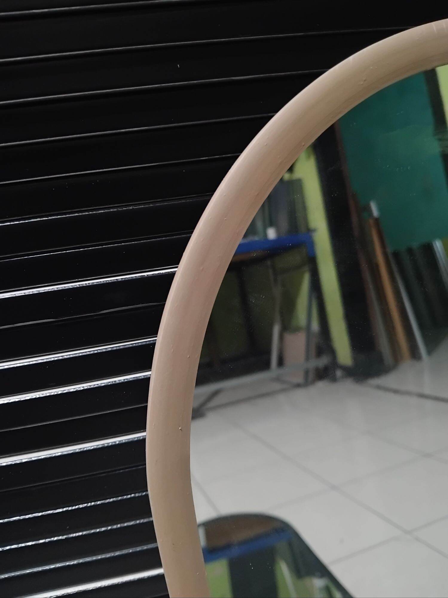 Kaca Cermin aesthetic Model Oval Quds 28x60