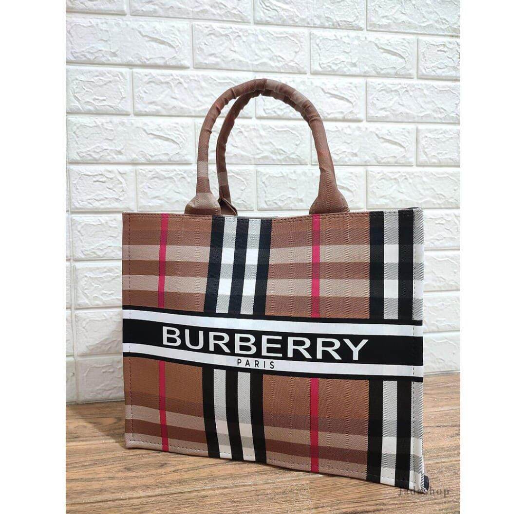 burberry book tote bag