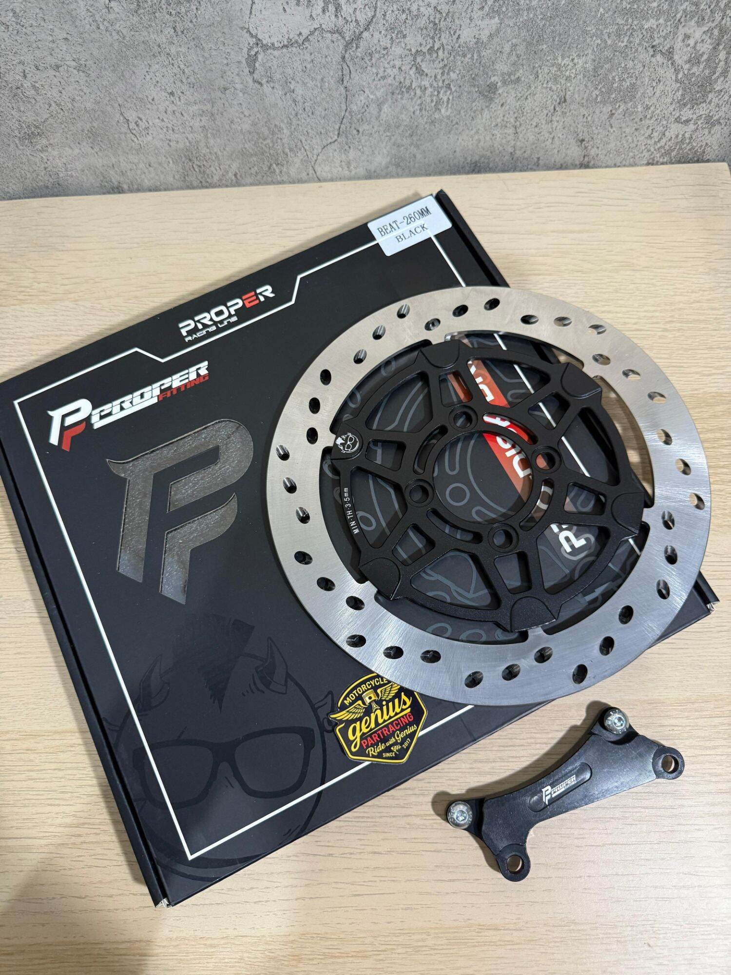 Proper Floating Disc 260mm Beat - Vario - Scoopy - Genio - Beat Deluxe Original Harga 750,000 rupiah*Gratis Ongkir