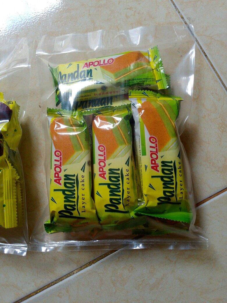 Apolo Roti ROTI APOLLO CAKE ISI 8 PANDAN / COKLAT | Lazada Indonesia