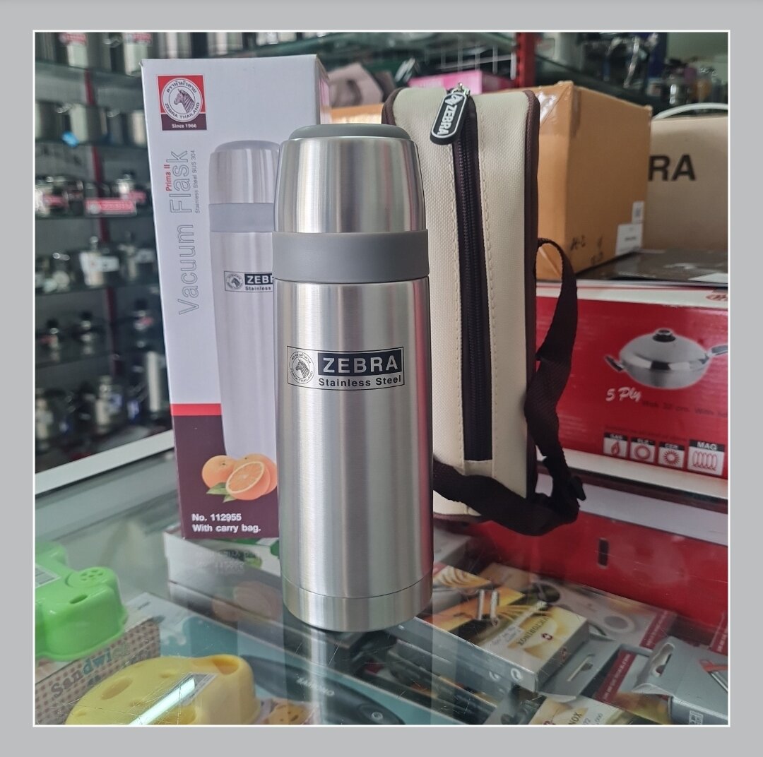 Prima Ii Zebra Thermal Flask 112955 Vacuum Flask 350ml Prima II