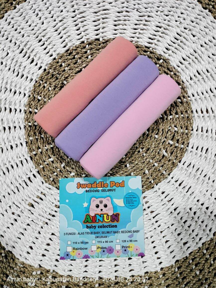 6 Pcs / 3 Pcs Bedong Bayi Alas Ompol Bayi Selimut Bayi Pernel Bayi AINUN BABY