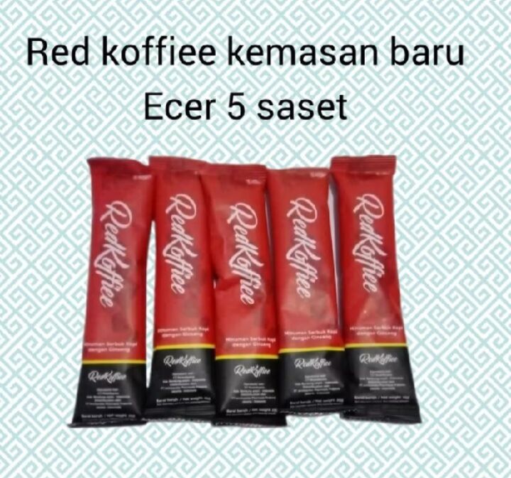 Termurah red coffie (5 pack) kopi merah