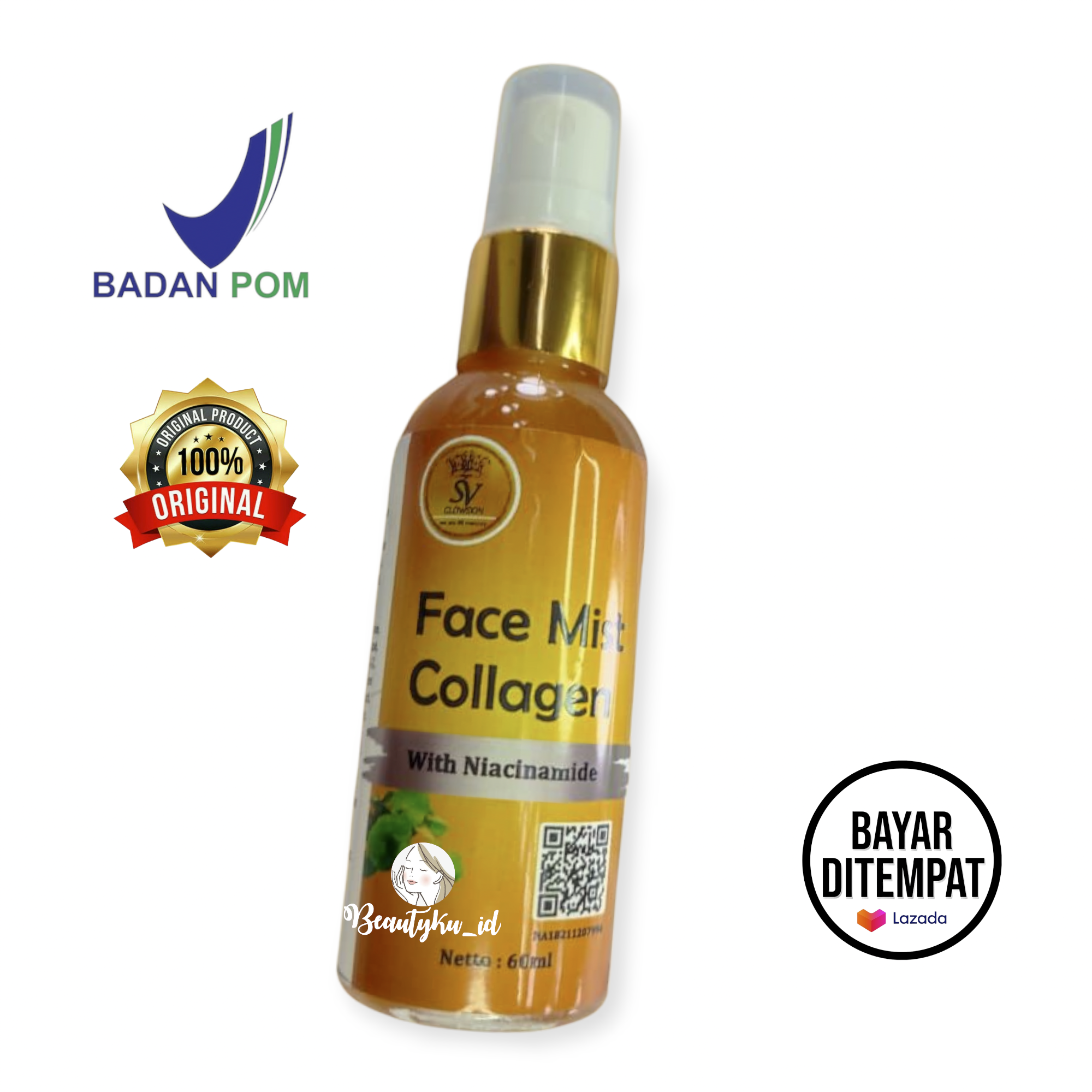 Face Mist Kolagen Face Mist Collagen Sv Glowskin Lazada Indonesia