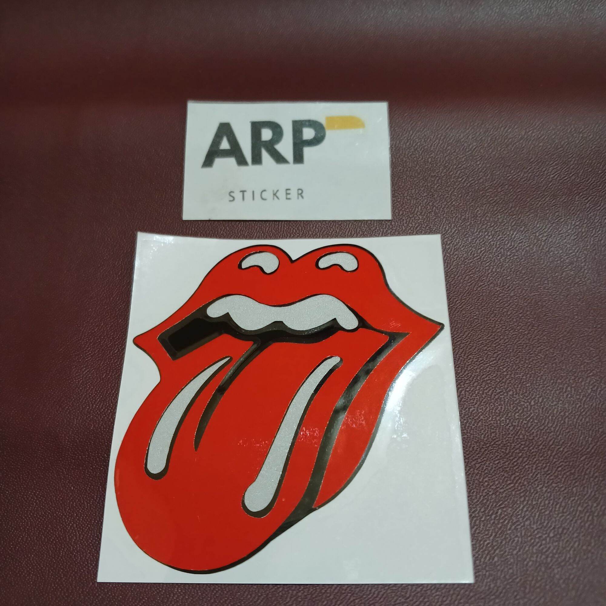 STICKER STIKER LIDAH ROLLING STONE CUTTING Harga 3,000 rupiah*Gratis Ongkir