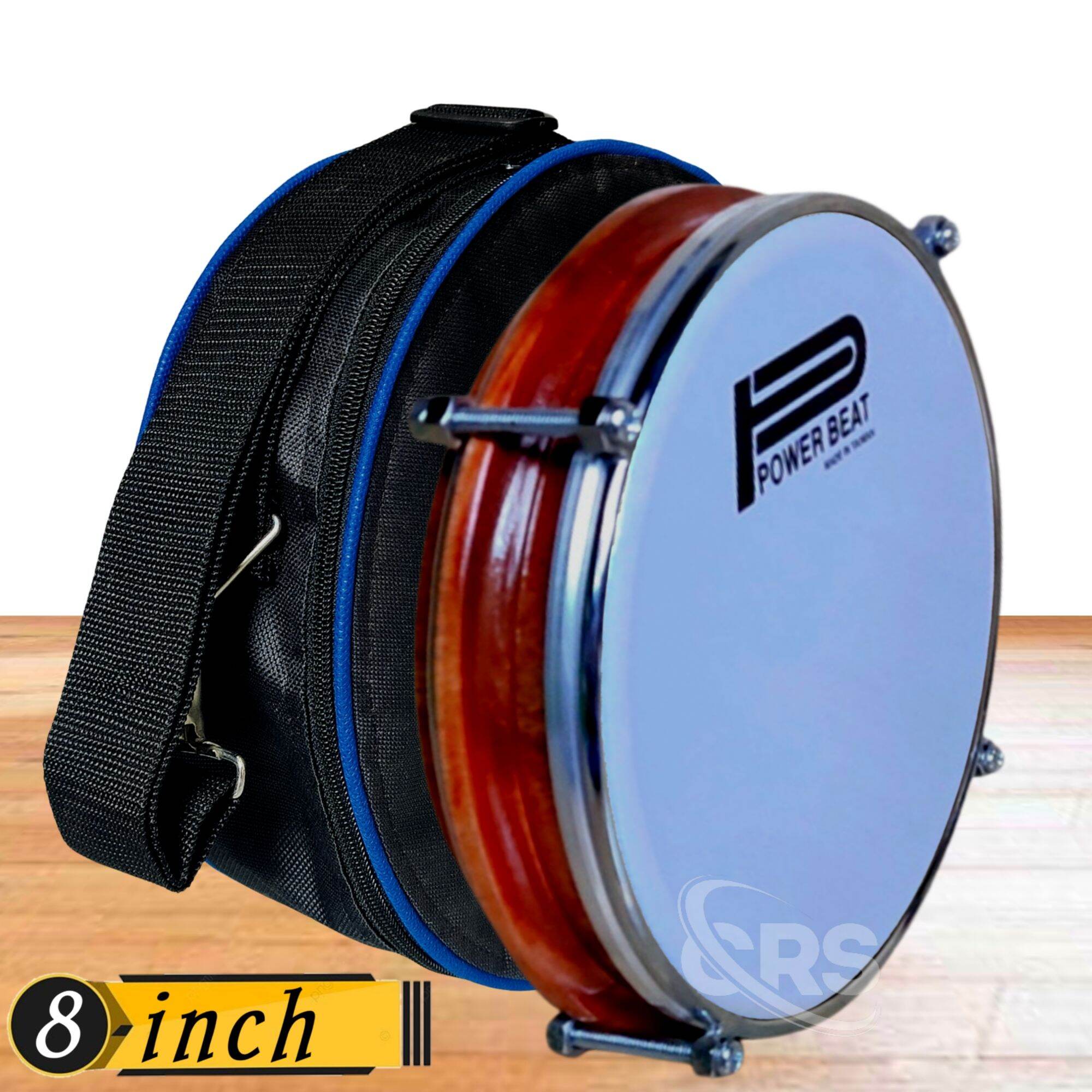 Tung Keprak Tam Hadroh 8 inch Natural warna Kayu