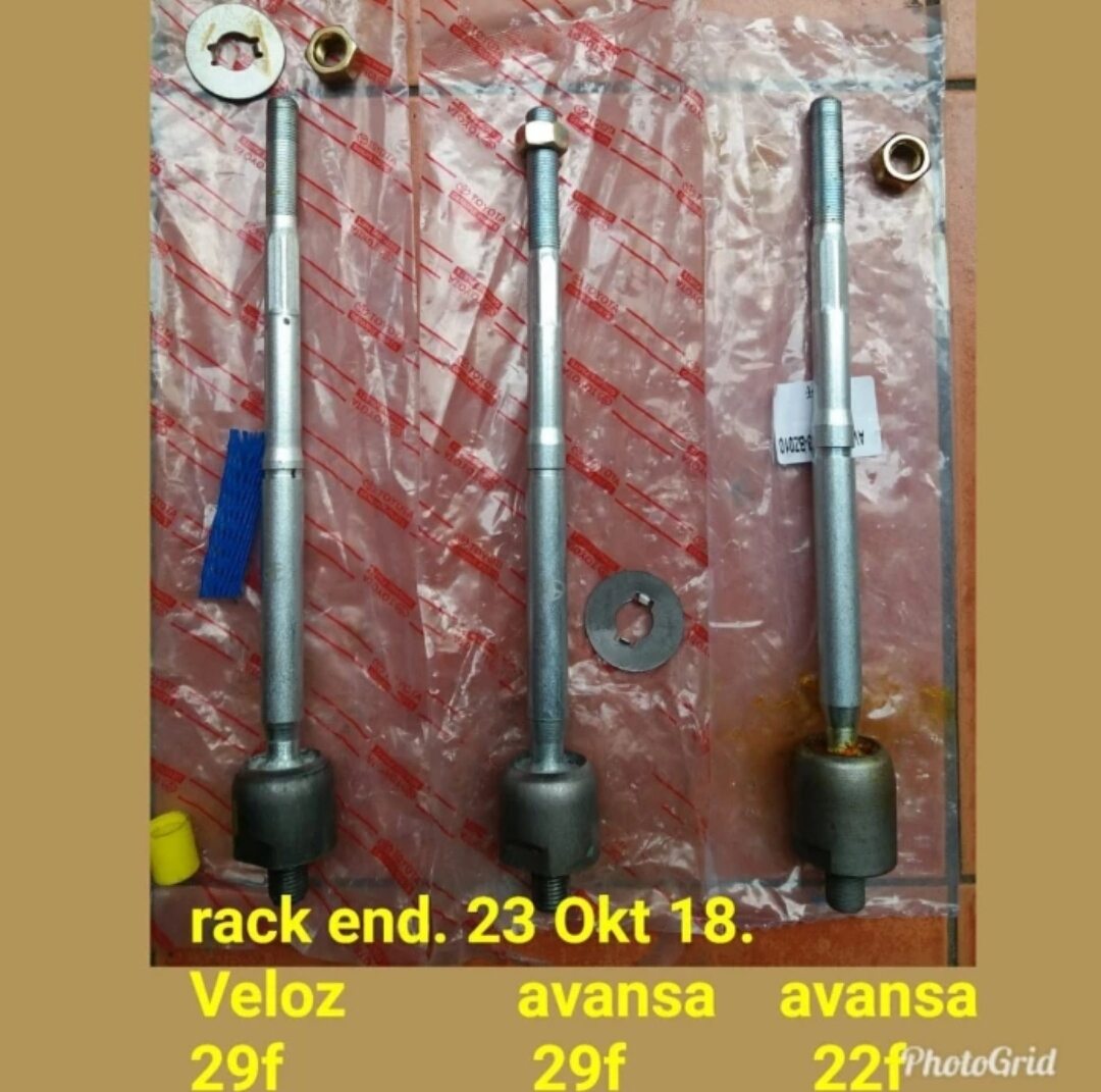 Rack end long tie rod all new avanza xenia veloz Harga 80,000 rupiah*Gratis Ongkir