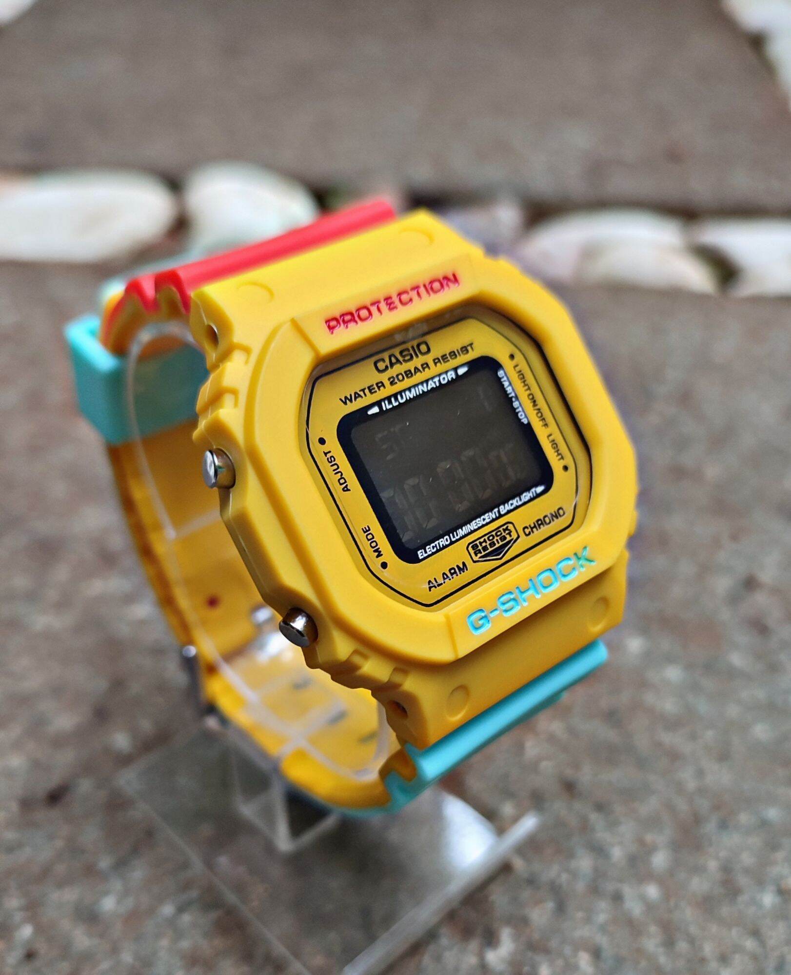 G-SHOCK G-LIDE GLS-5600V イエロー JAM TANGAN TERBARU PRIA WANITA