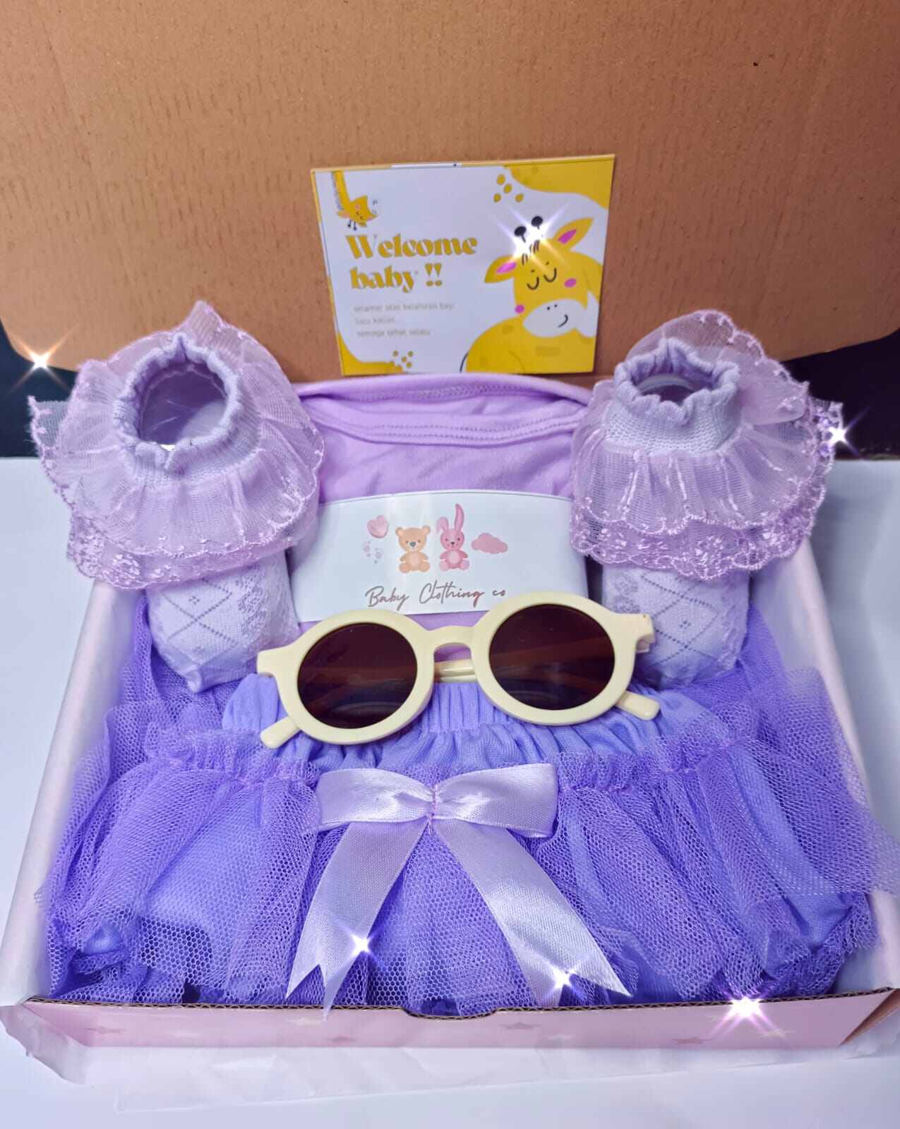 Violet THE Series Luxury Beautiful Girl Baby Hampers Girls