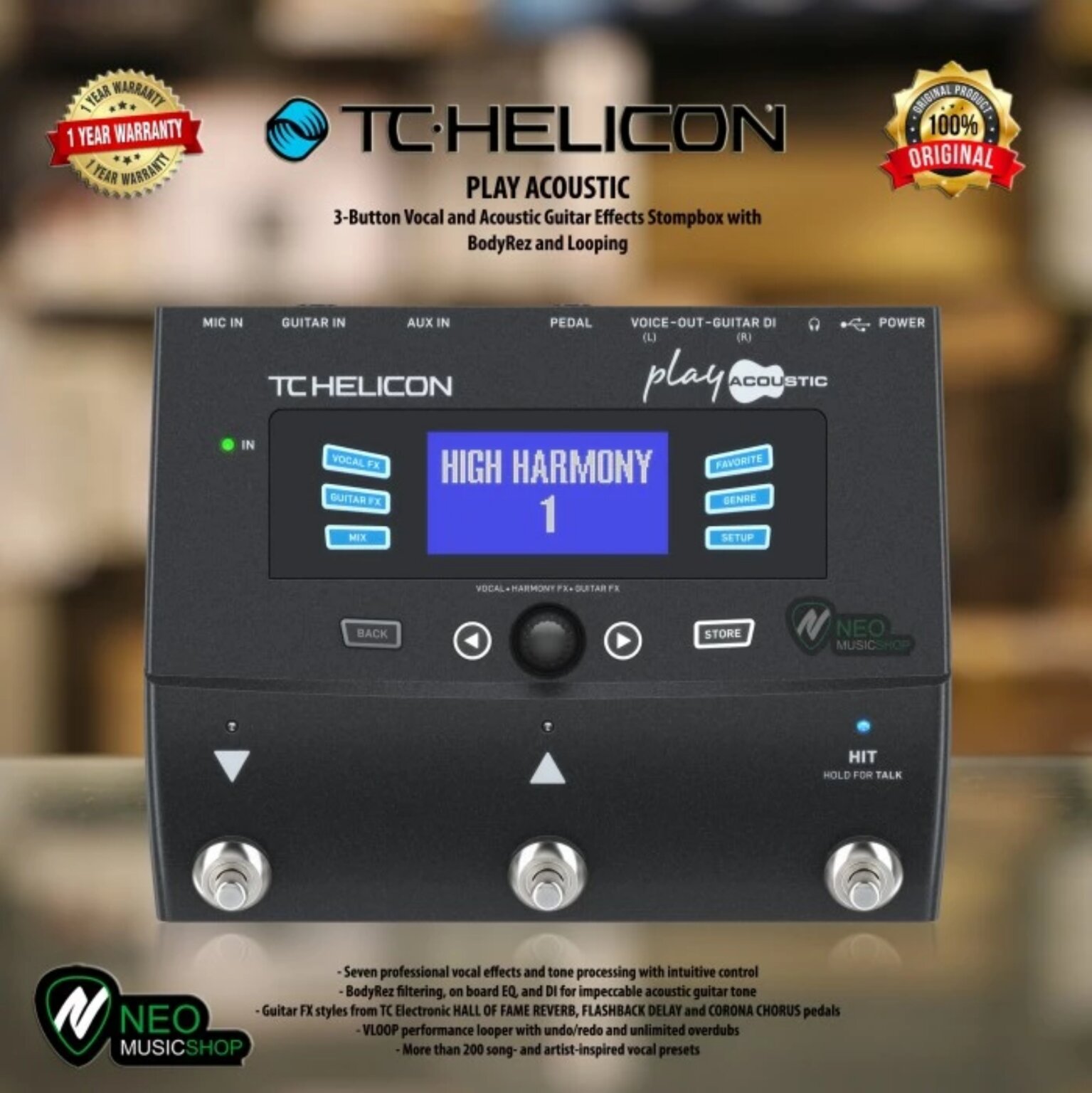 TC-HELICON PLAY ACOUSTIC - 器材