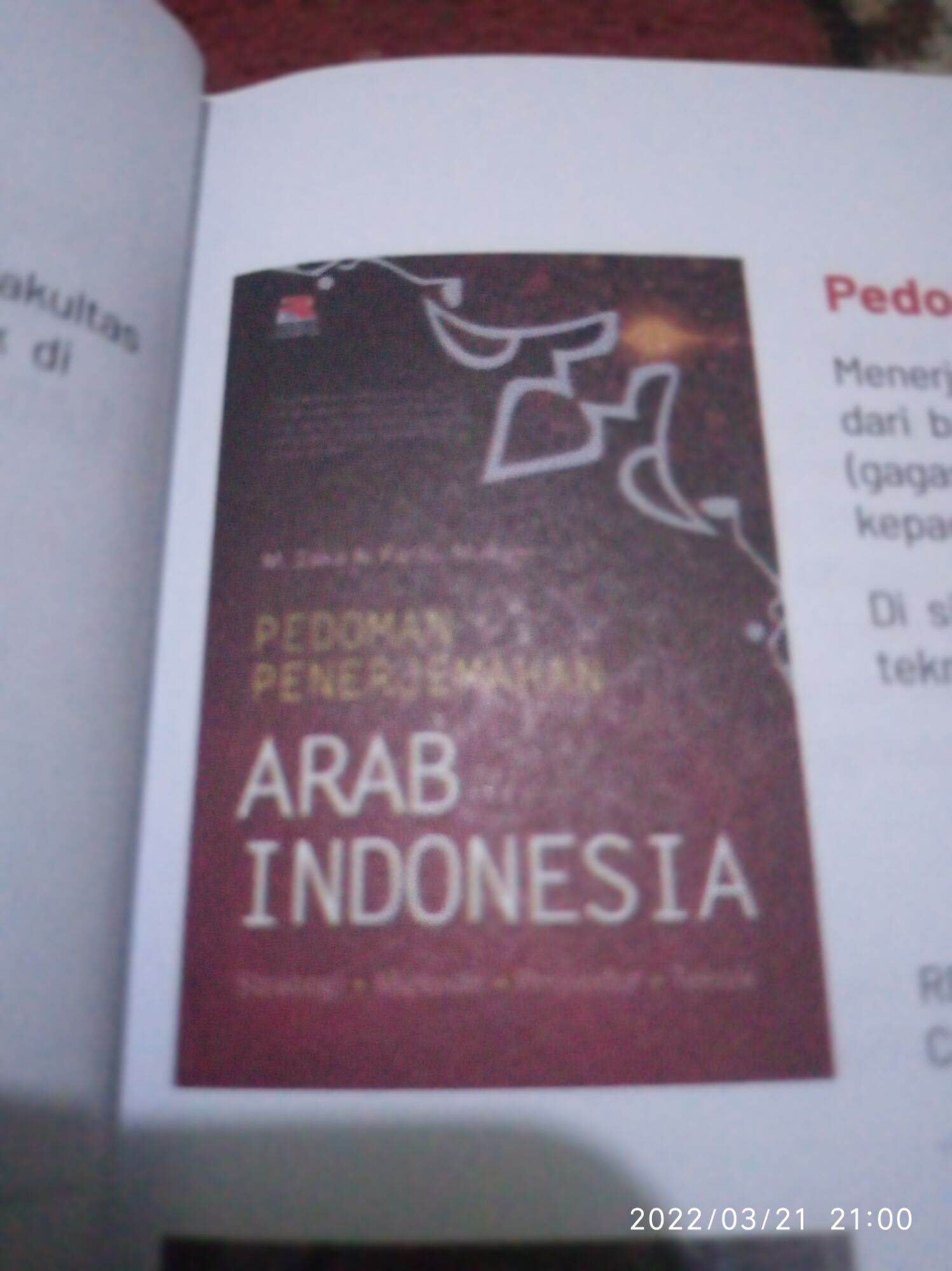 Buku Pedoman Penerjemahan Arab-Indonesia | Lazada Indonesia