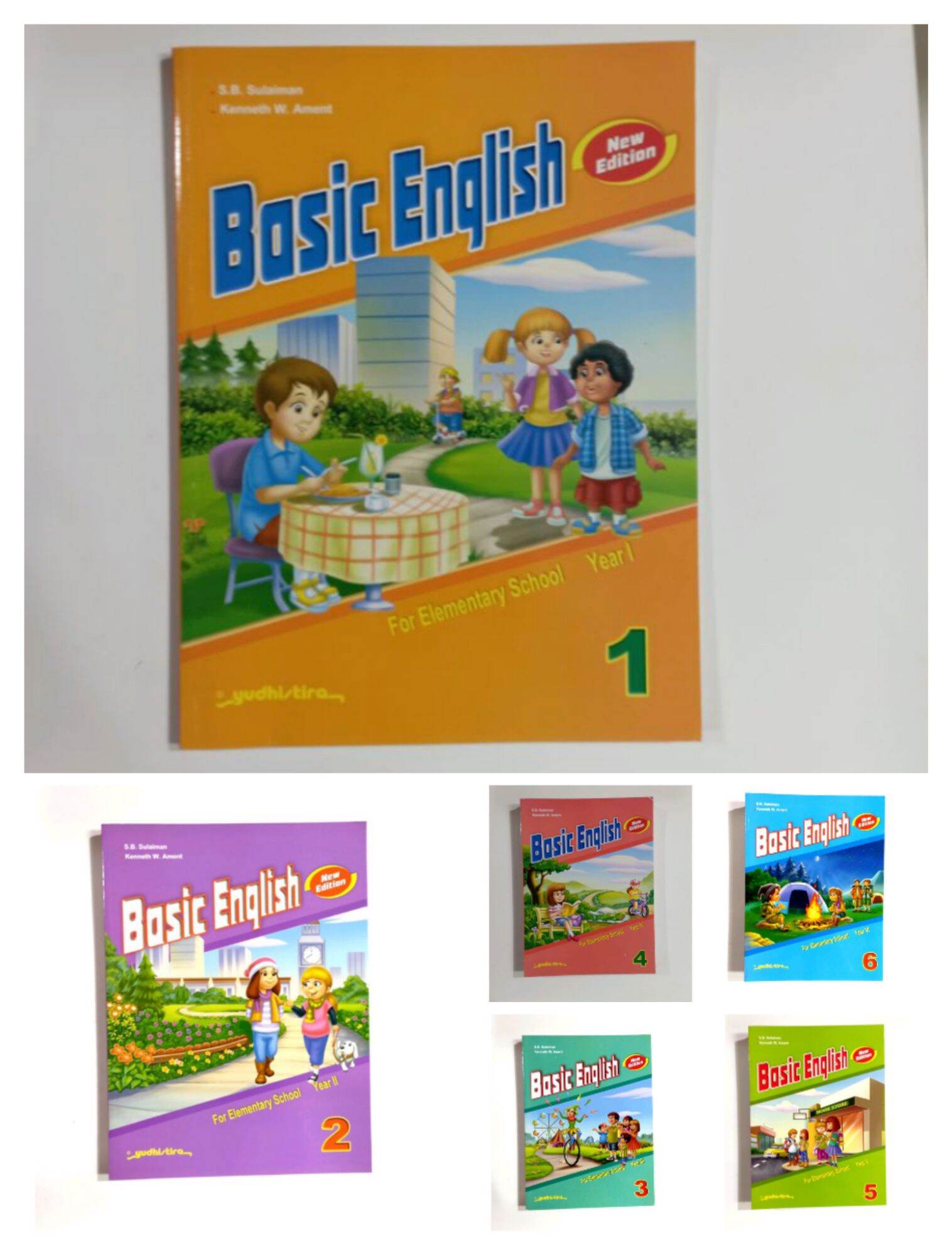 BUKU BASIC ENGLISH NEW EDITION KELAS 1 2 3 4 5 6 SD PENERBIT YUDISTIRA ...