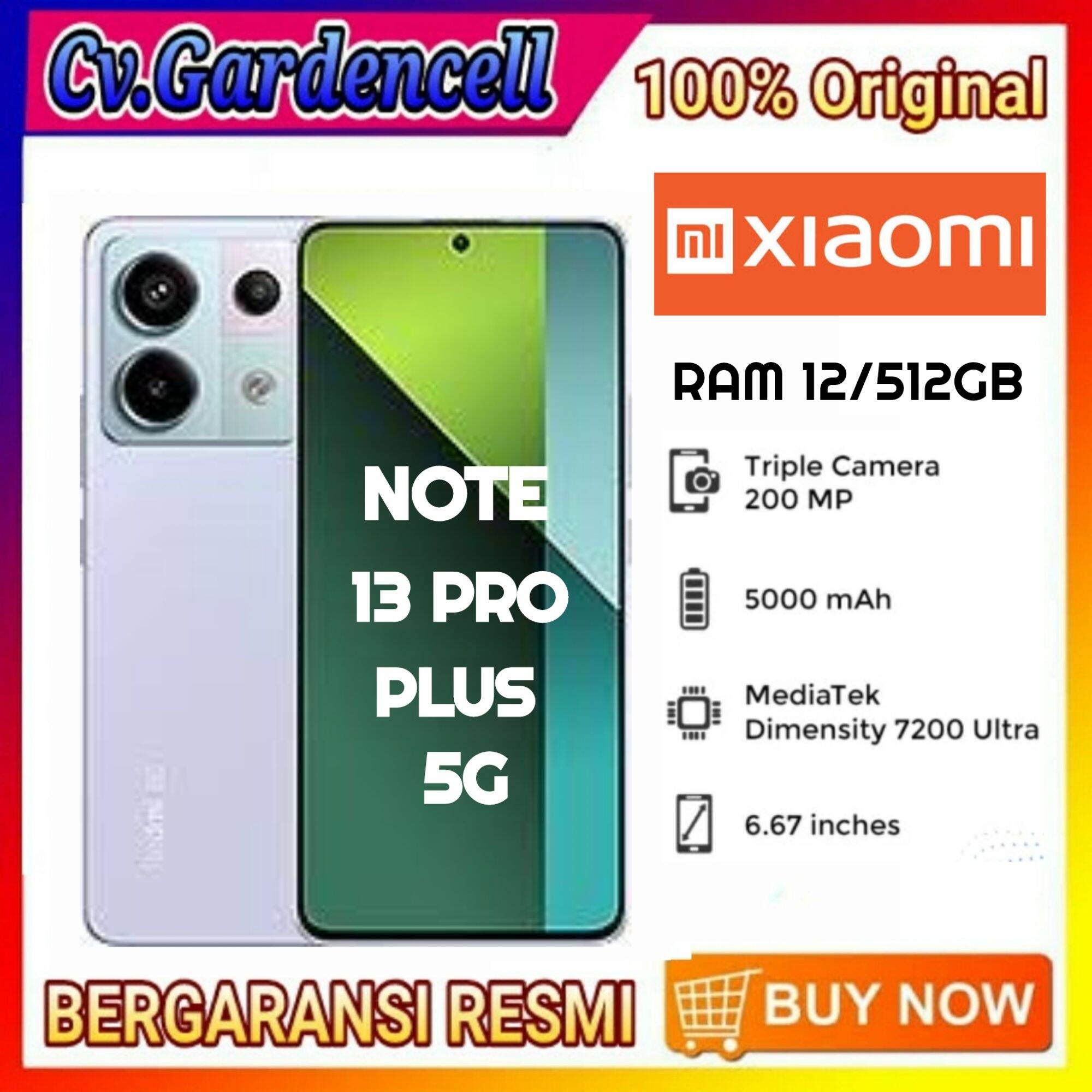 Xiaomi Redmi Note 13 Pro Plus 5g ram 12/512gb Garansi resmi Giá 4,500,000 Đồng*Miễn phí vận chuyển